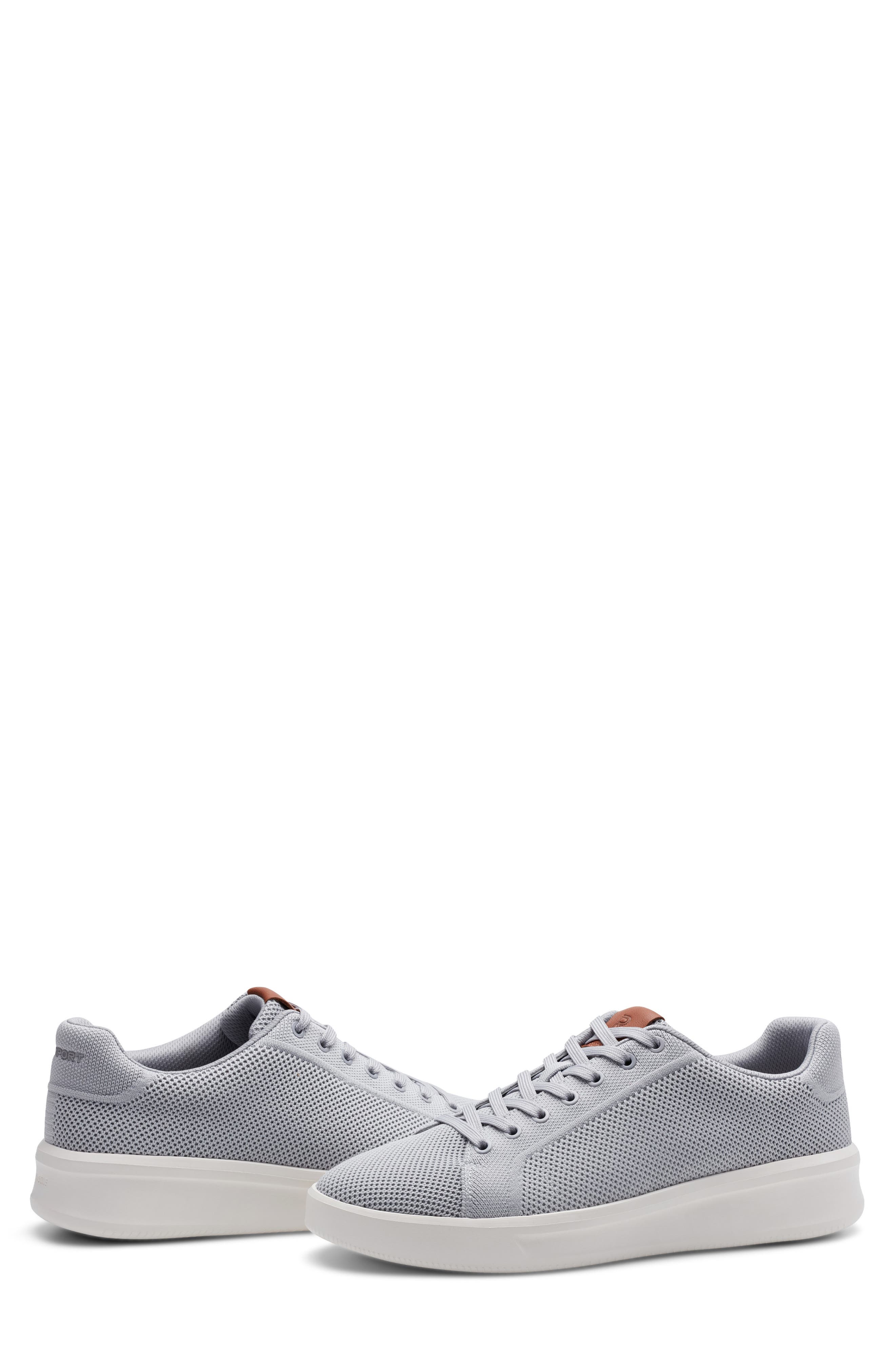 Rockport Lite Court Low Top Sneaker, Alternate, color, Medium Grey