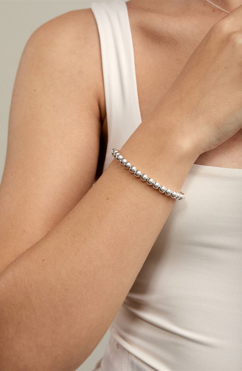 Set & Stones Cameron Beaded Bracelet, Alternate, color, Sterling Silver