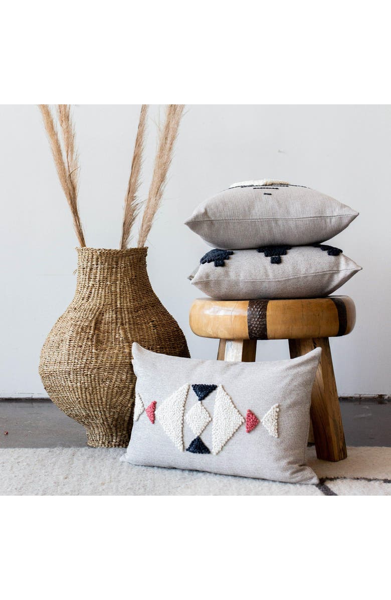 kanju Interiors AfriScandi Horizon Throw Pillow - Cover ONLY, Main, color, Natural