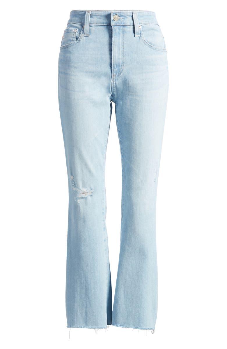 AG Farrah Raw Hem Crop Bootcut Jeans, Alternate, color, 21 Years Daylight