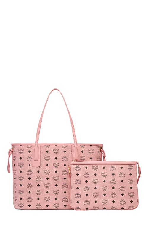 Mcm Medium Liz Shopper In Soft Pink