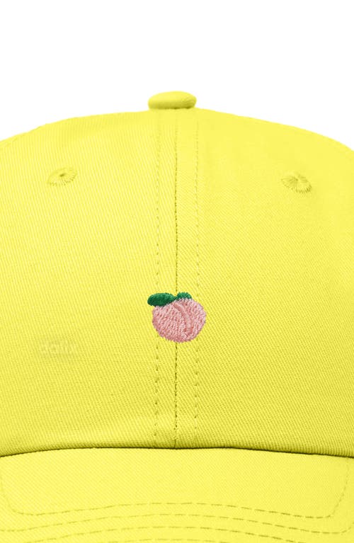 Dalix Lil Peach Dad Cap In Yellow