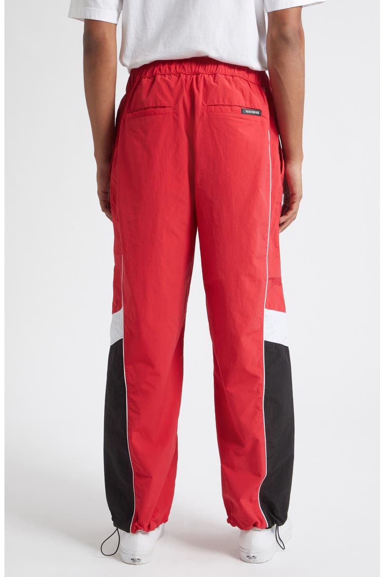 Nylon Warm Up Pants, Alternate, color, RED