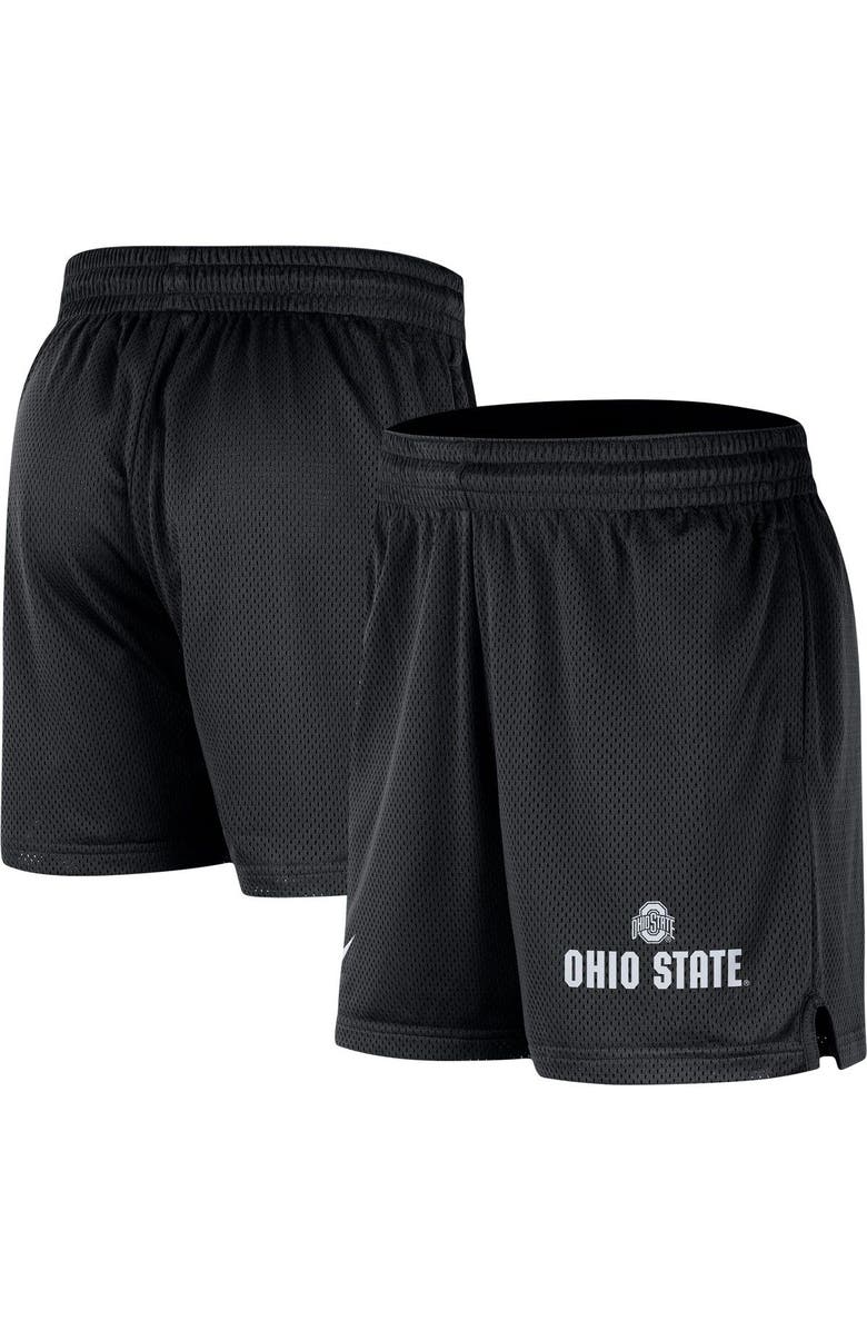 Nike Men's Nike Black Ohio State Buckeyes Mesh Performance Shorts, Main, color,