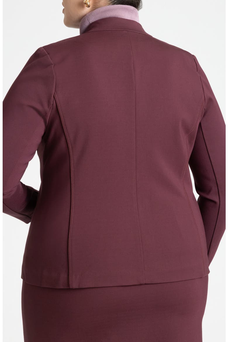 The Ultimate Stretch One-Button Blazer, Alternate, color, VINEYARD WINE