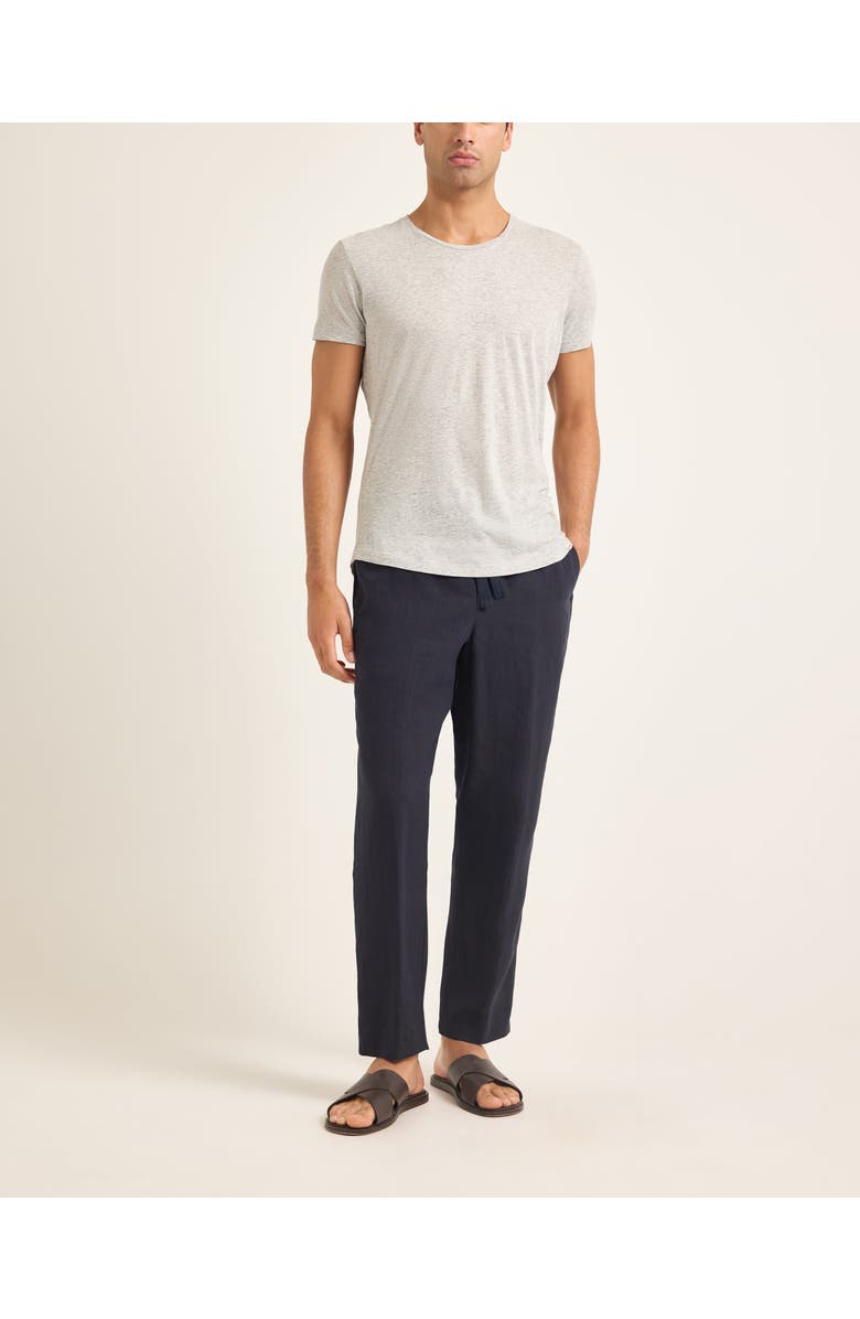 Orlebar Brown Ob T Tailored Fit Crew Neck T-Shirt, Main, color, Mid Grey Melange