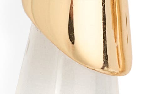 Nordstrom Rack Teardrop Stone J-hoop Earrings In Clear- Gold