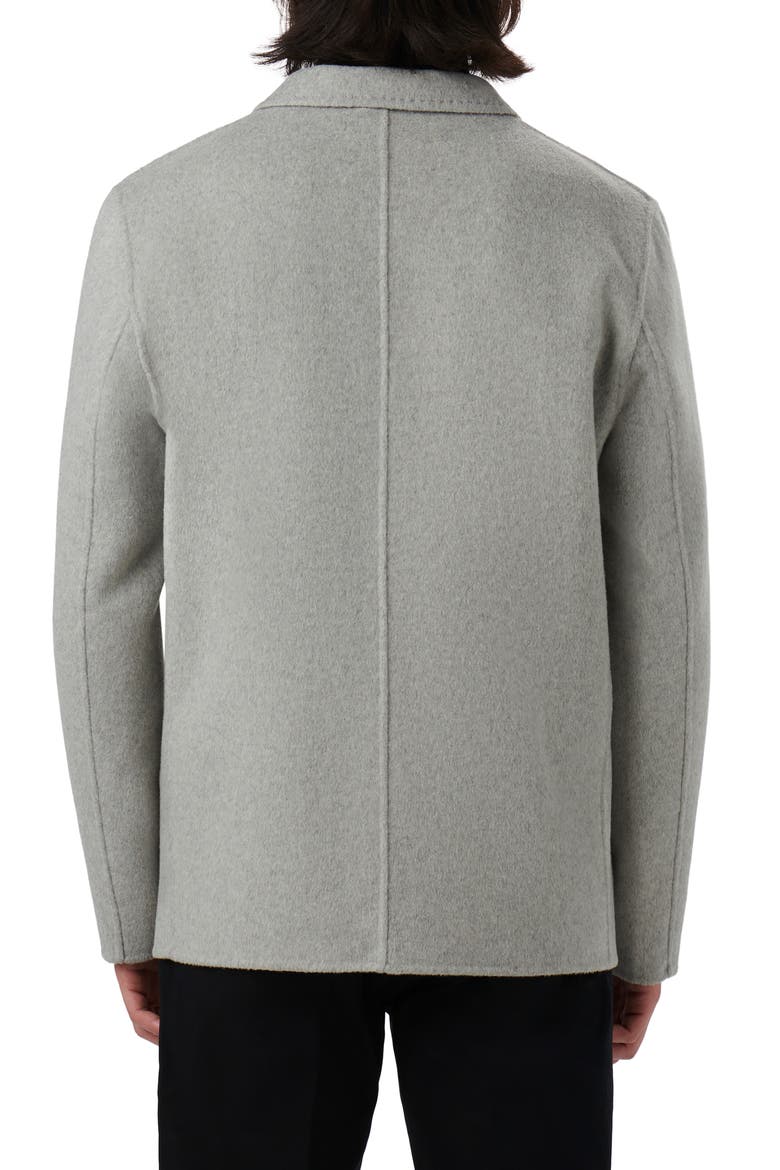 Wool Blend Double Button Blazer, Alternate, color, PLATINUM