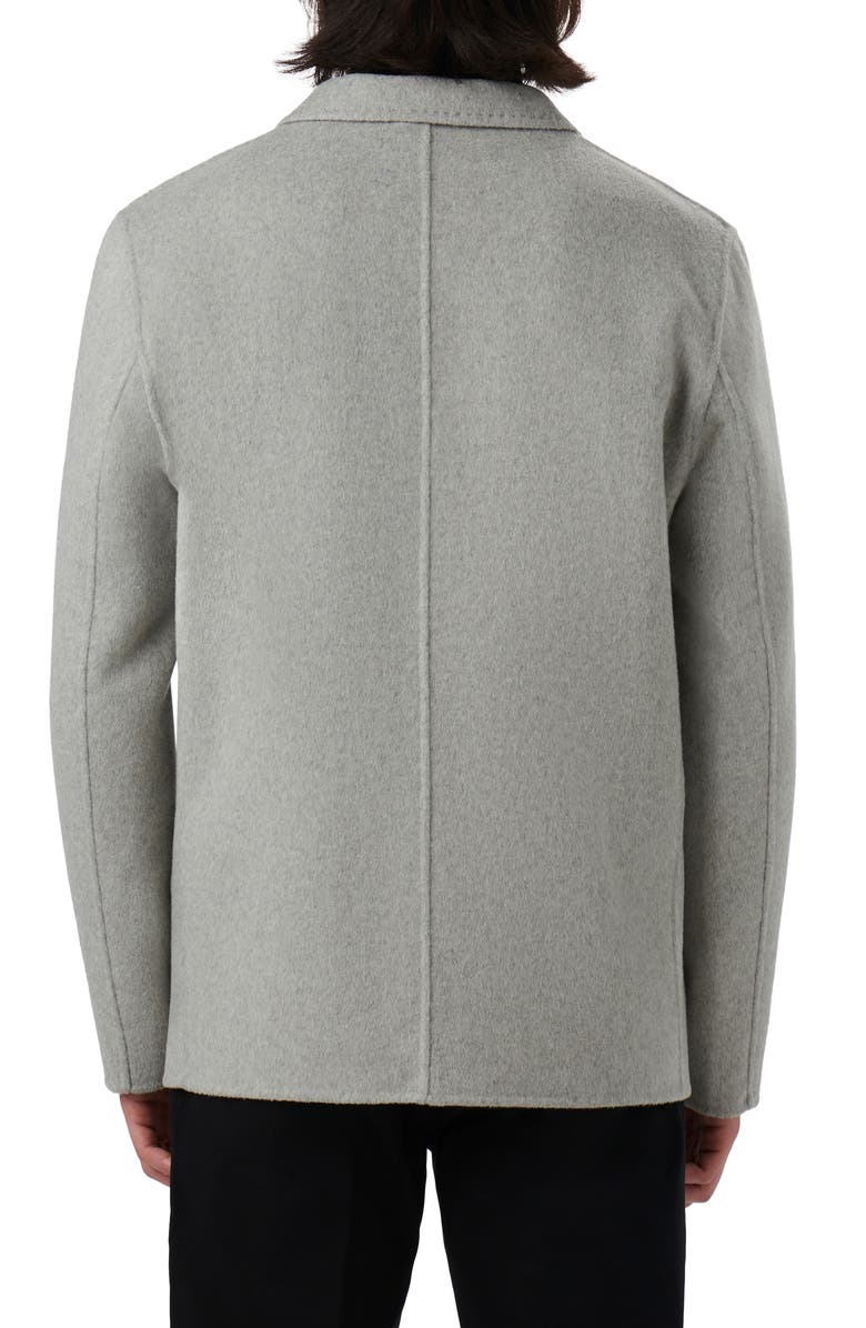 Bugatchi Wool Blend Double Button Blazer, Alternate, color, Platinum