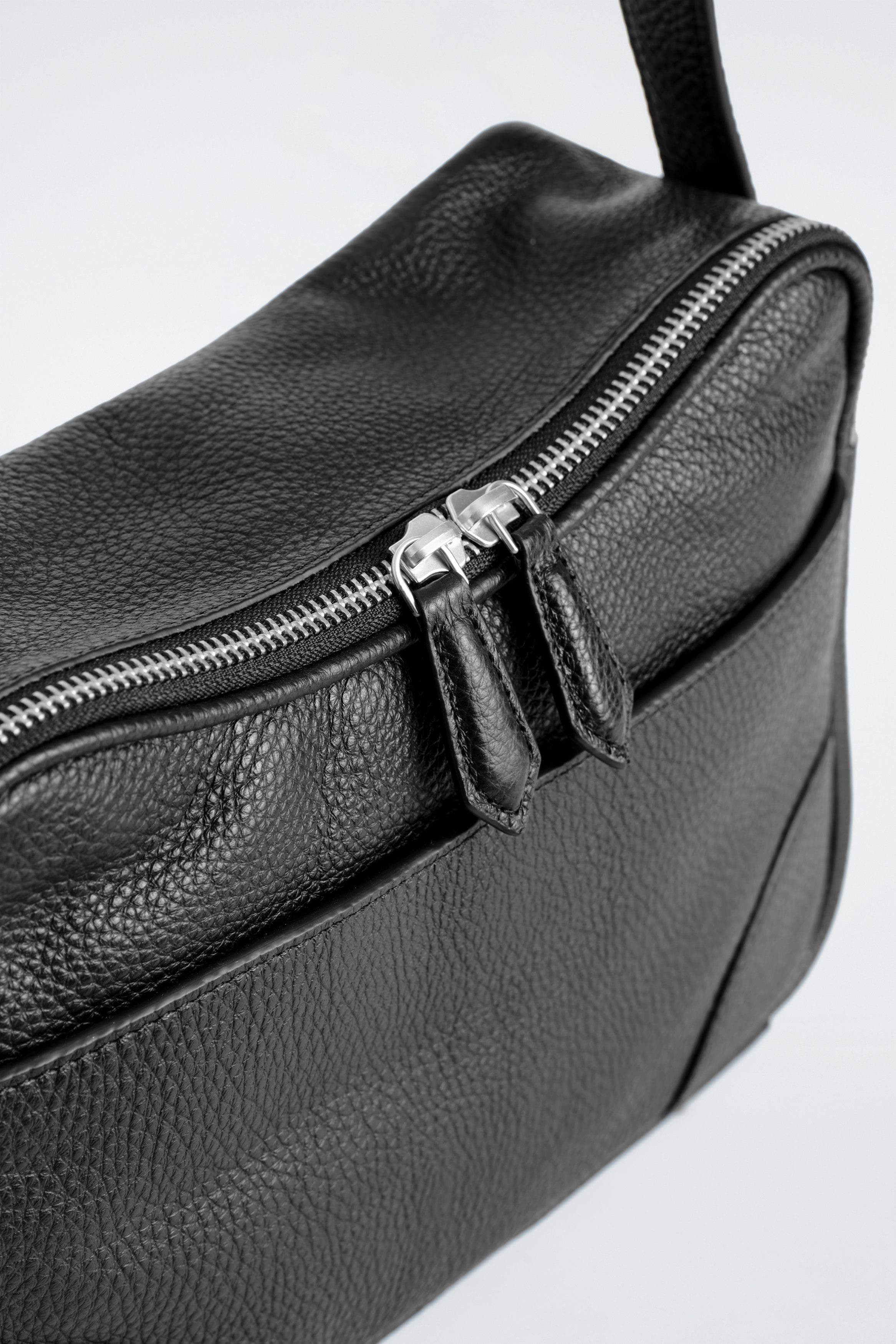 COS Classic Crossbody Bag - Leather, Alternate, color, Black