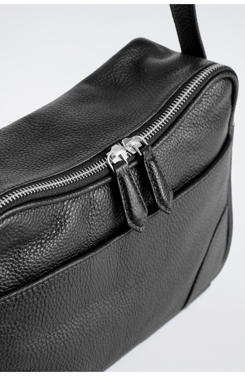 COS Classic Crossbody Bag - Leather, Alternate, color, Black