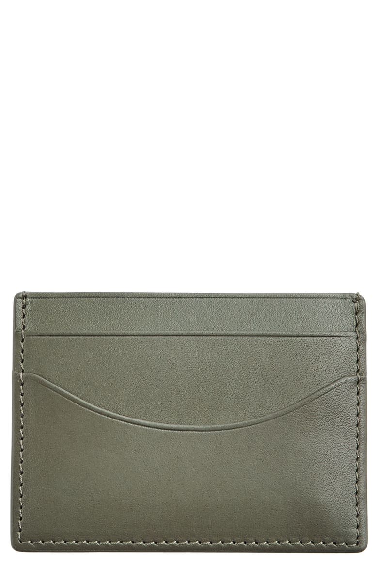 Skagen 'Torben' Leather Card Case, Main, color,