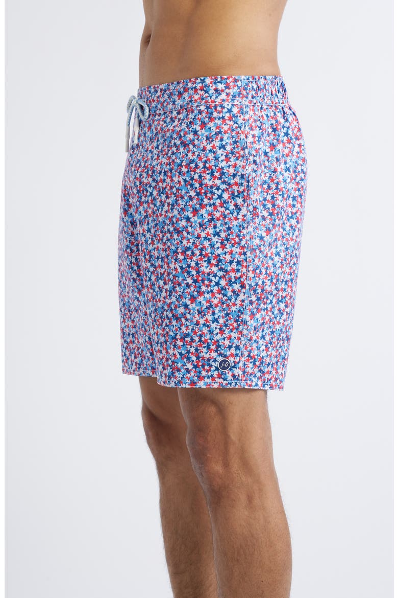 Seeing Stars Swim Trunks, Alternate, color, MALIBLU