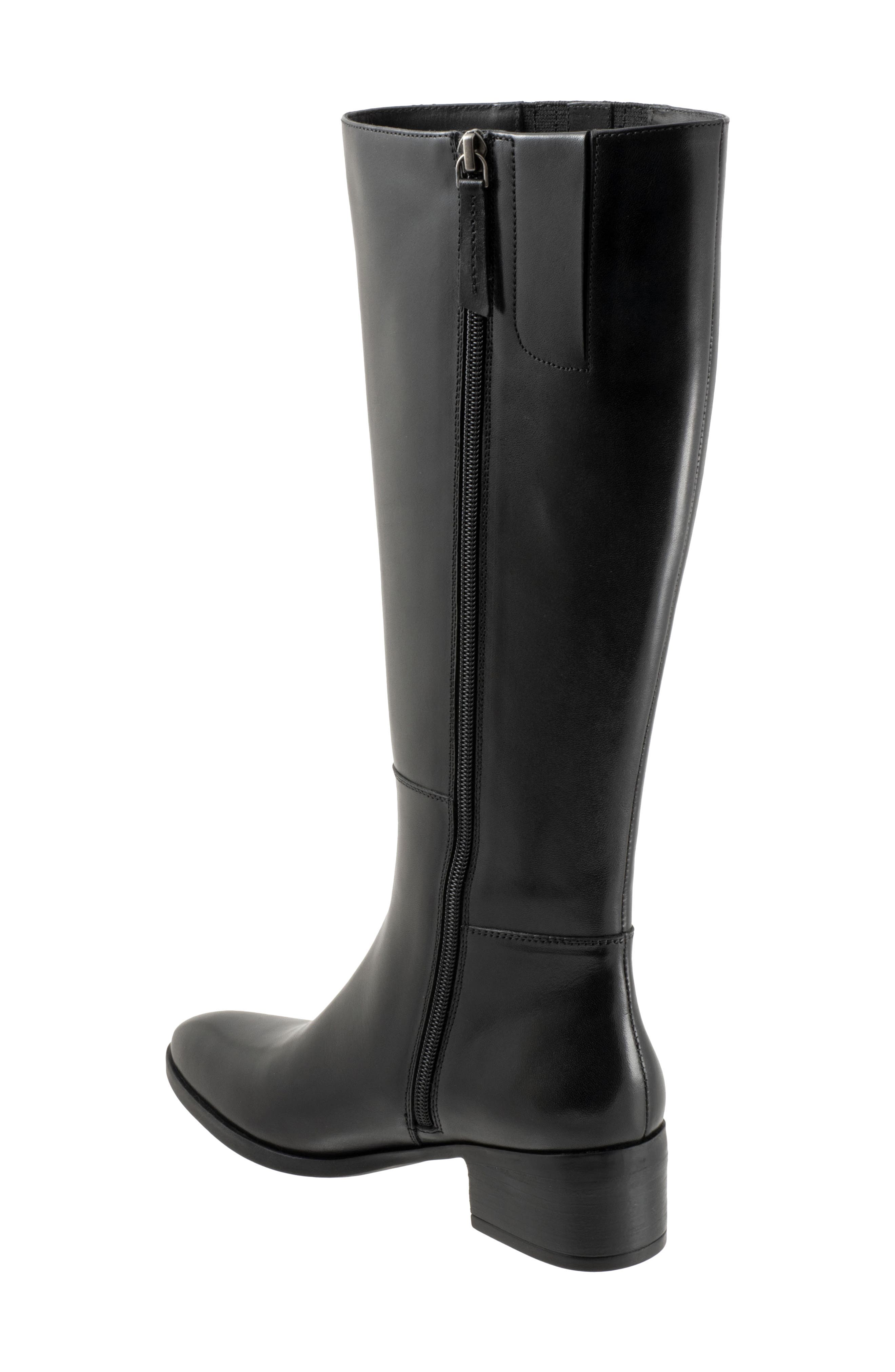 SoftWalk<sup>®</sup> Lafayette Knee High Boot, Alternate, color, Black