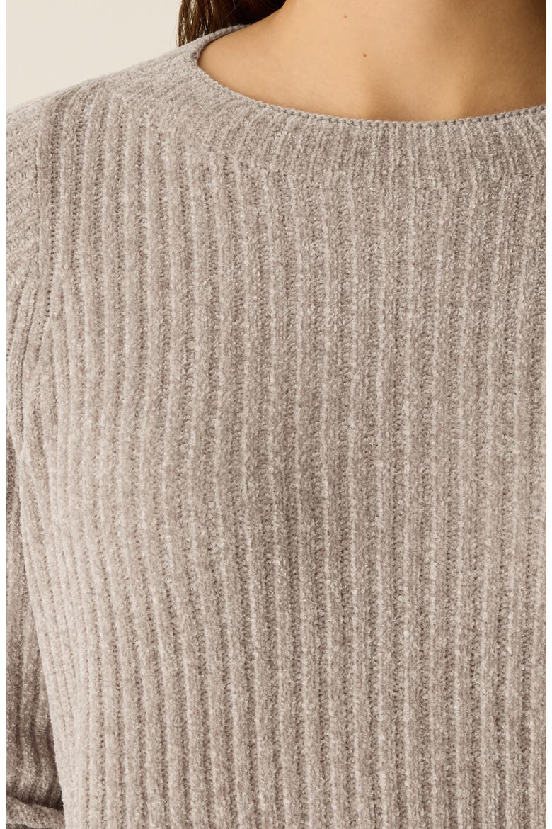 Chenille Rib Sweater, Alternate, color, DOVE