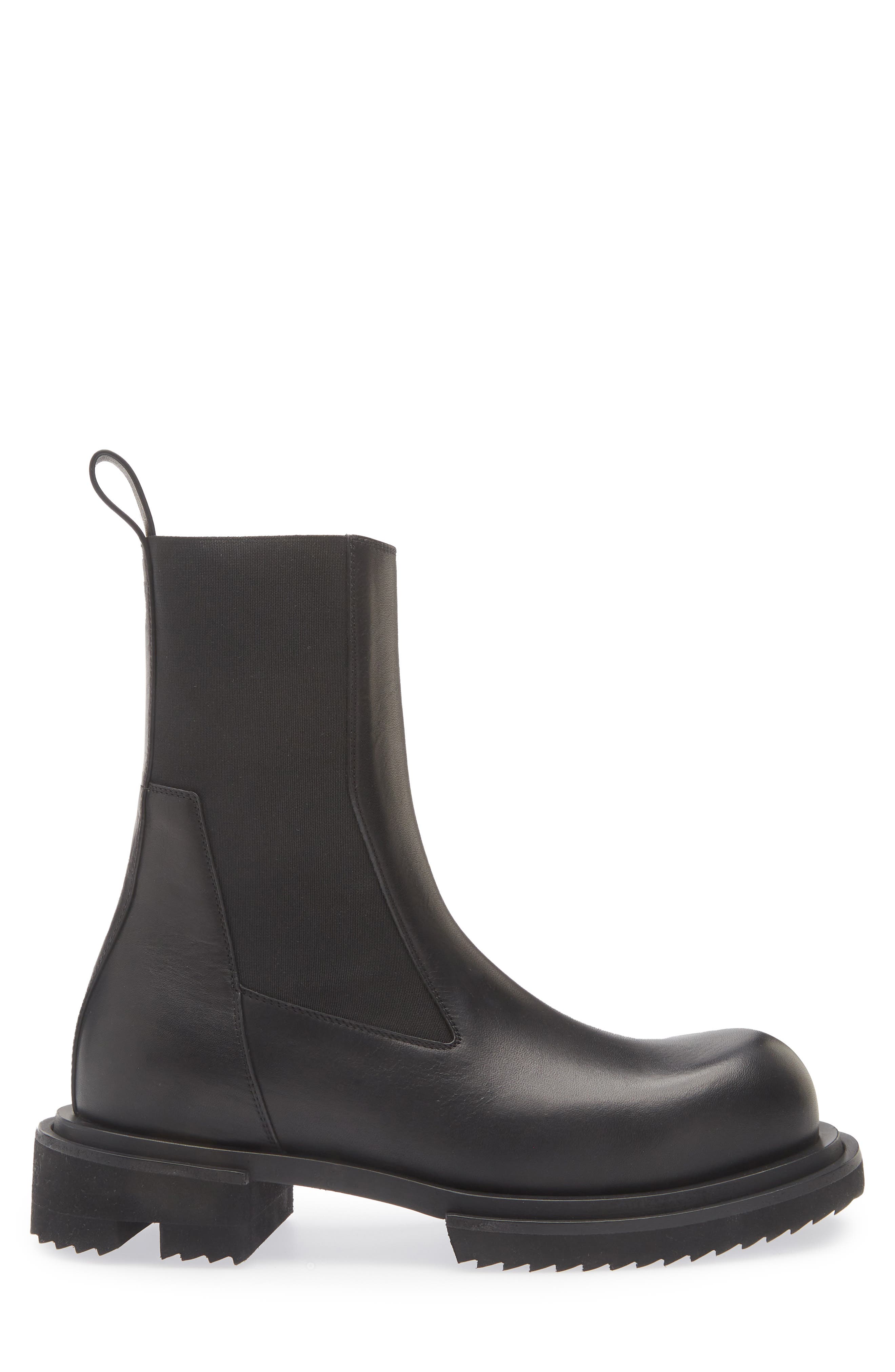 Rick Owens Stivali Beatle Bogun Chelsea Boot, Alternate, color, Black