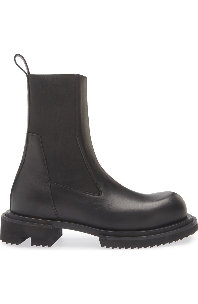 Rick Owens Stivali Beatle Bogun Chelsea Boot, Alternate, color, Black