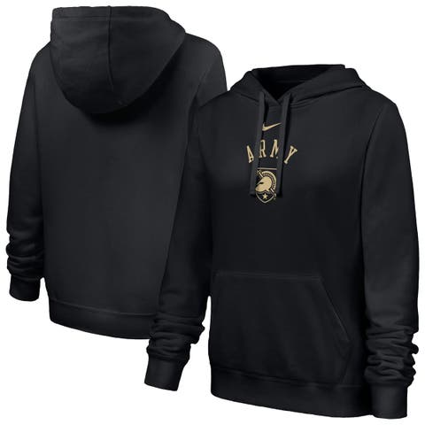 Women's Nike Black Army Black Knights Club Fleece Hoodie