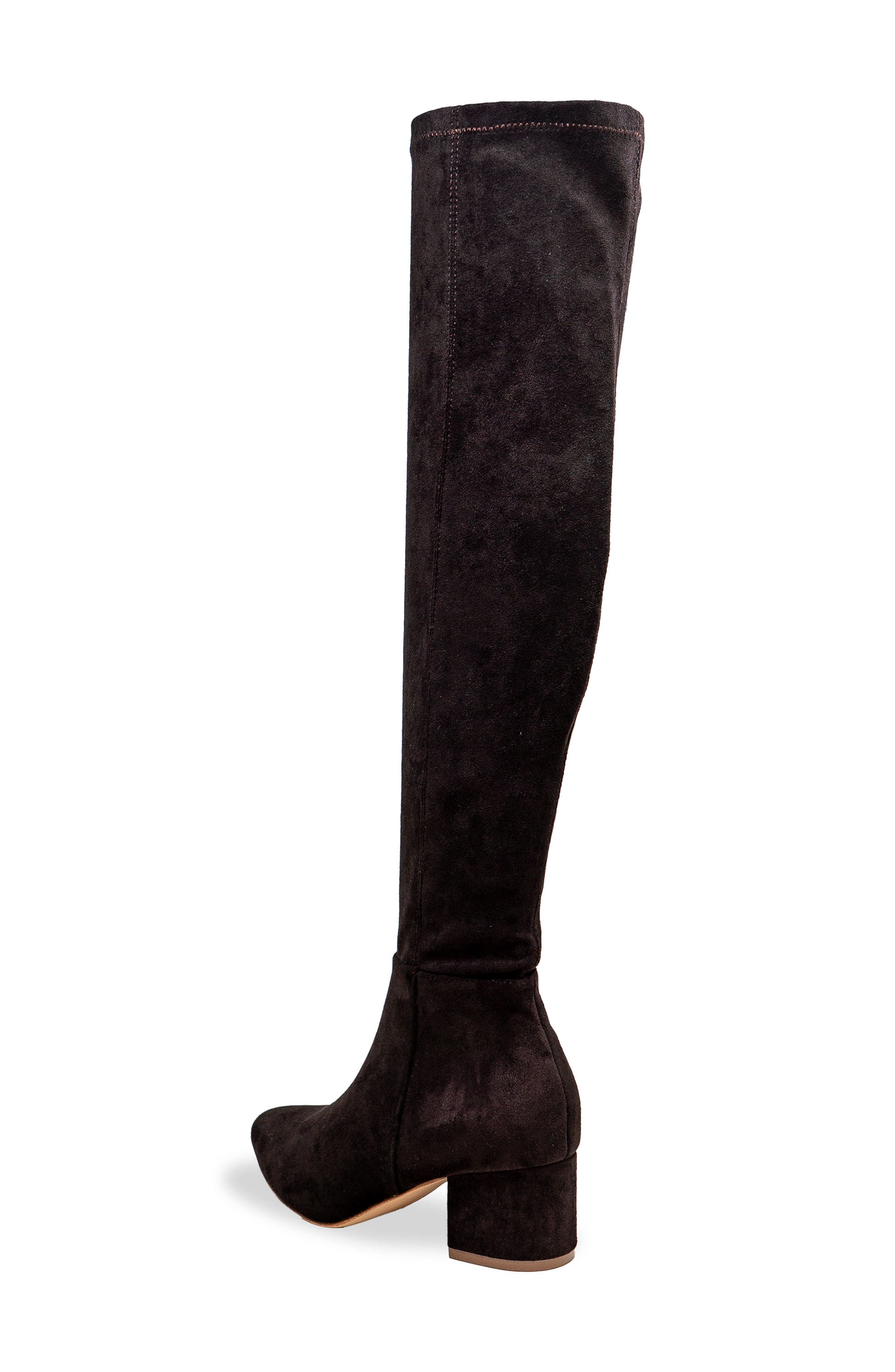CHASE AND CHLOE Wynter Over The Knee Boot, Alternate, color, Brown