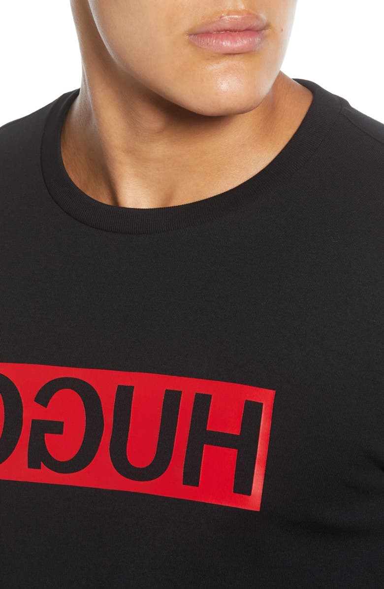 HUGO Dicago Regular Fit Crewneck Sweatshirt, Alternate, color, 