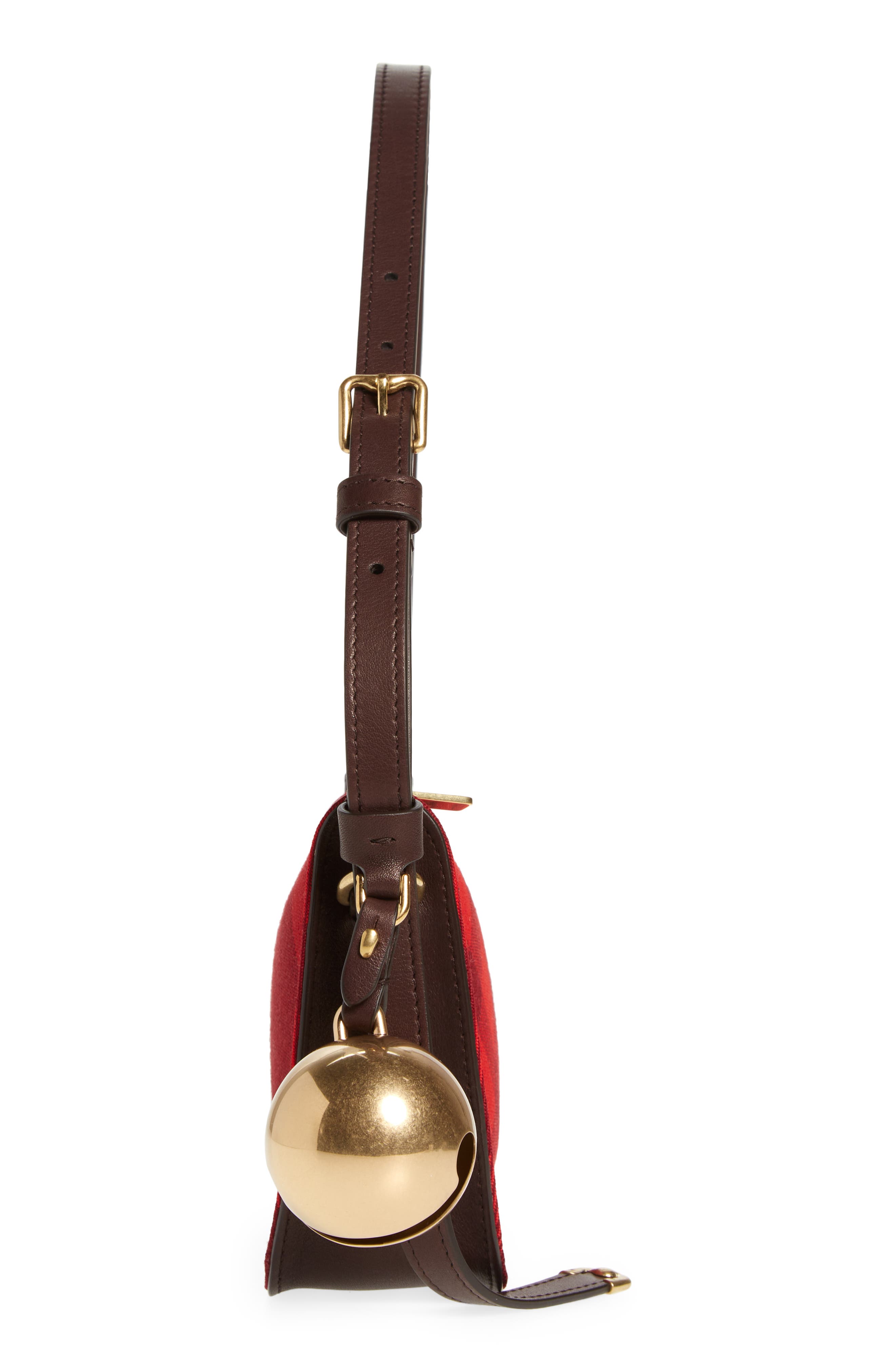 Burberry Mini Shield Check Shoulder Bag, Alternate, color, Ripple Ip Check