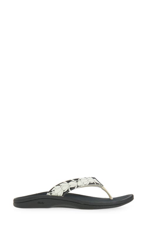 Olukai Ohana Flip Flop In Black