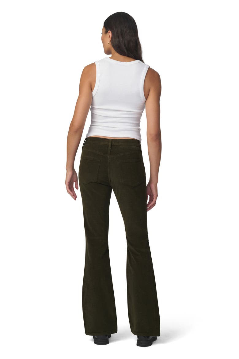 Inez High Waist Bootcut Corduroy Jeans, Alternate, color, OLIVE