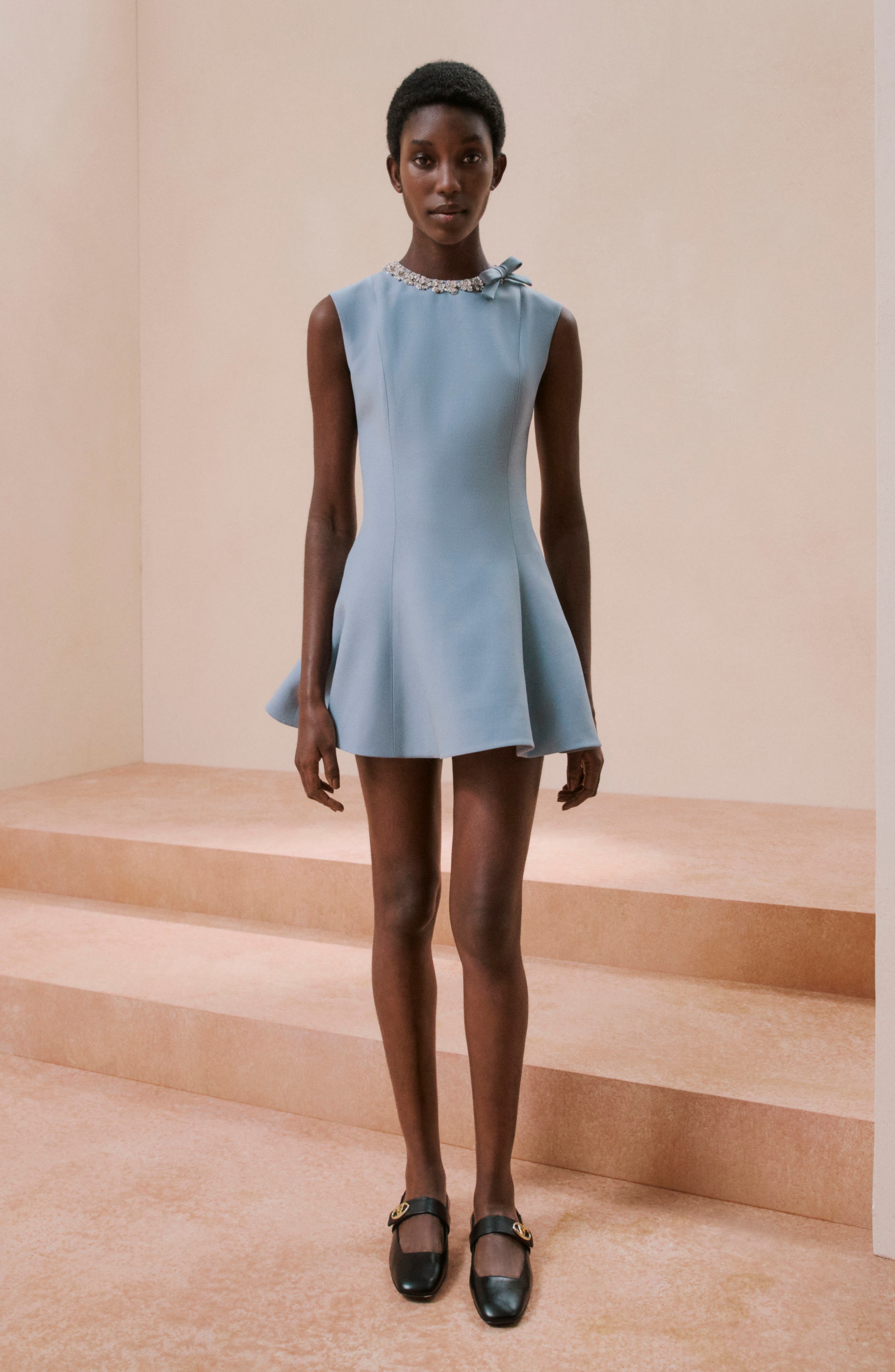 Valentino Garavani Locker VLOGO Mary Jane Flat, Alternate, color, 