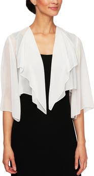 Alex Evenings Hanky Bolero Cardigan