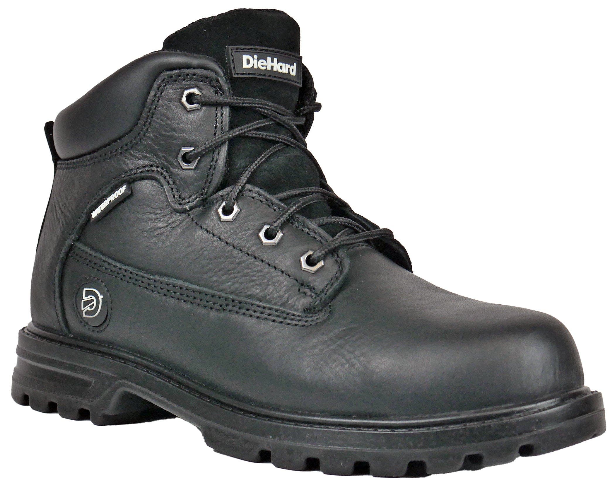 DieHard Charger V2 Composite Toe Waterproof Work Shoe, Main, color, Black