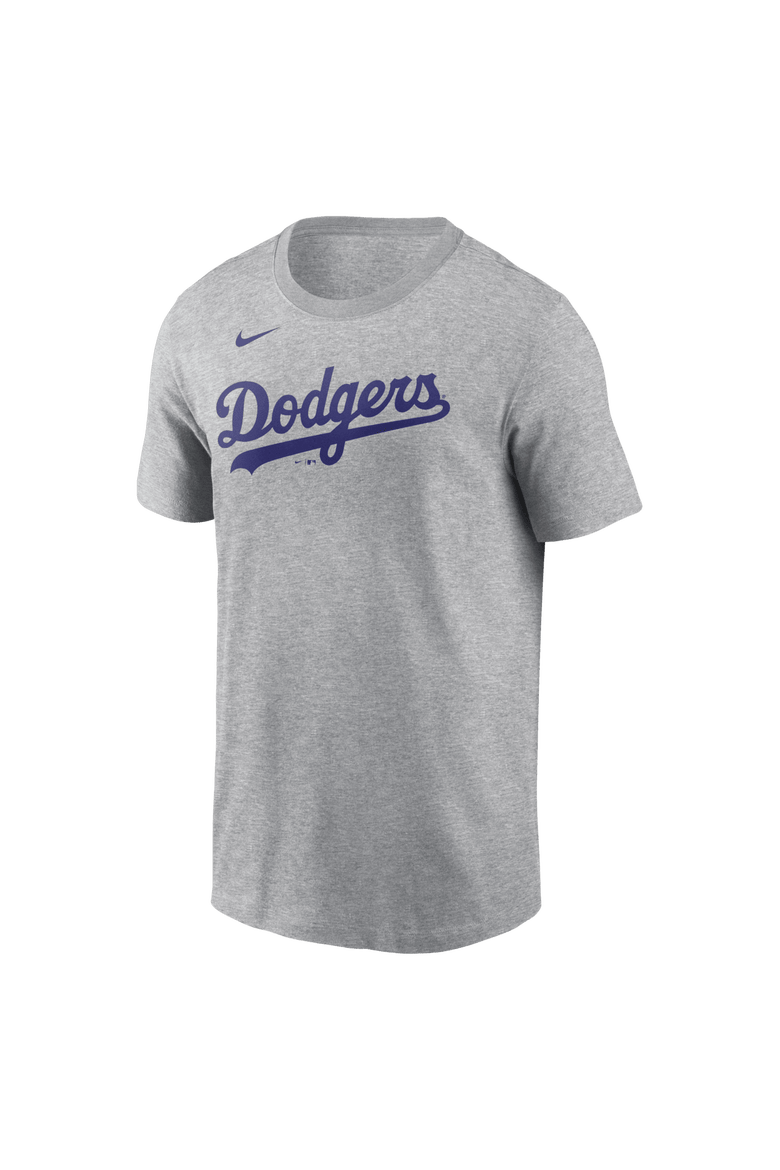Men's Nike Freddie Freeman Heather Gray Los Angeles Dodgers Name & Number T-Shirt, Alternate, color, Heather Gray