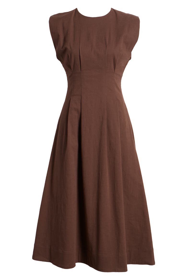 mila mae cinched waist midi dress Mila Mae | Dresses | Mila Mae Womens Puff Sleeve Cinched Waist Fit Flare Midi Dress Large Navy