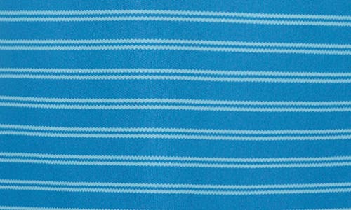 Under Armour Big Boys Performance Stripe Polo Shirt In Ether Blue