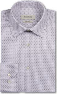 Bugatchi James OoohCotton® Geometric Print Button-Up Shirt
