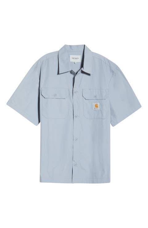 Craft Short Sleeve Poplin Button-Up Work Shirt