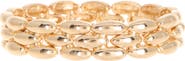 NORDSTROM RACK Oval Link Stretch Bracelet