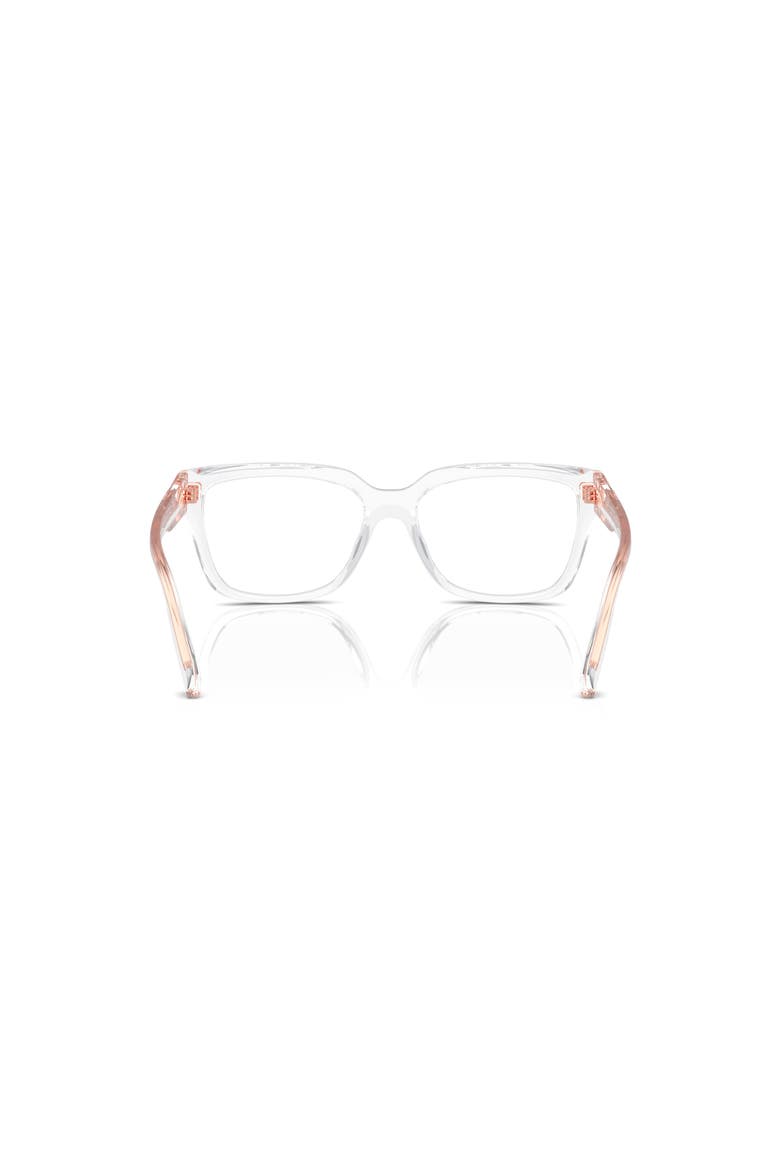 54mm Rectangle optical glasses, Alternate, color, Transparent