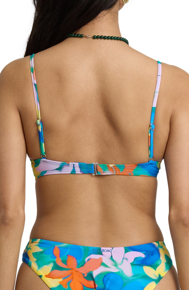 Billabong Agua Floral Underwire Swim Top, Alternate, color,