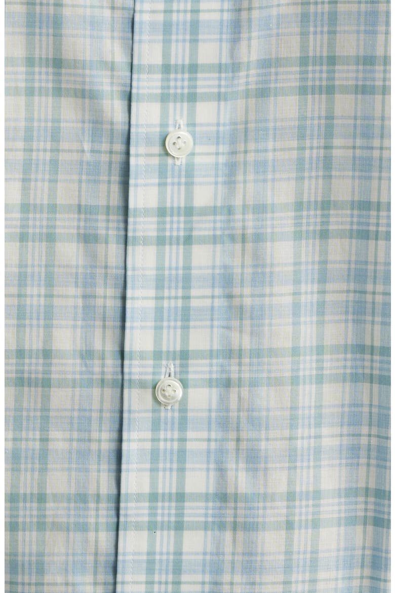 Crown Crafted Tropea Cotton Poplin Button-Up Shirt, Alternate, color, LIGHT WILLOW