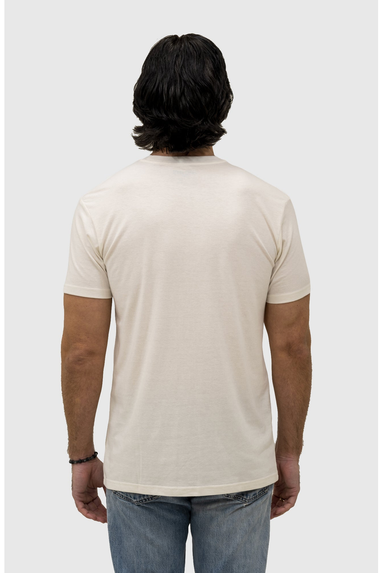 Crew Neck T Shirt, Alternate, color, Cream