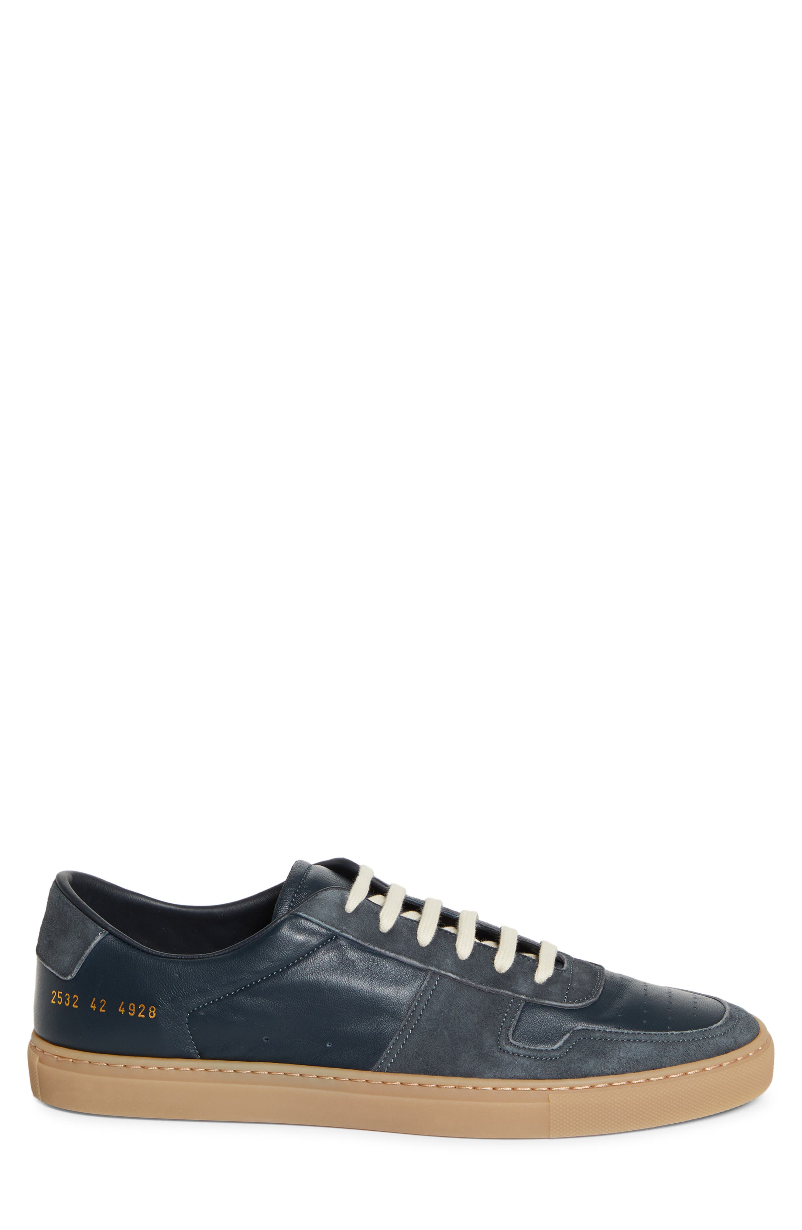 BBall Slim Low Top Sneaker, Alternate, color, NAVY