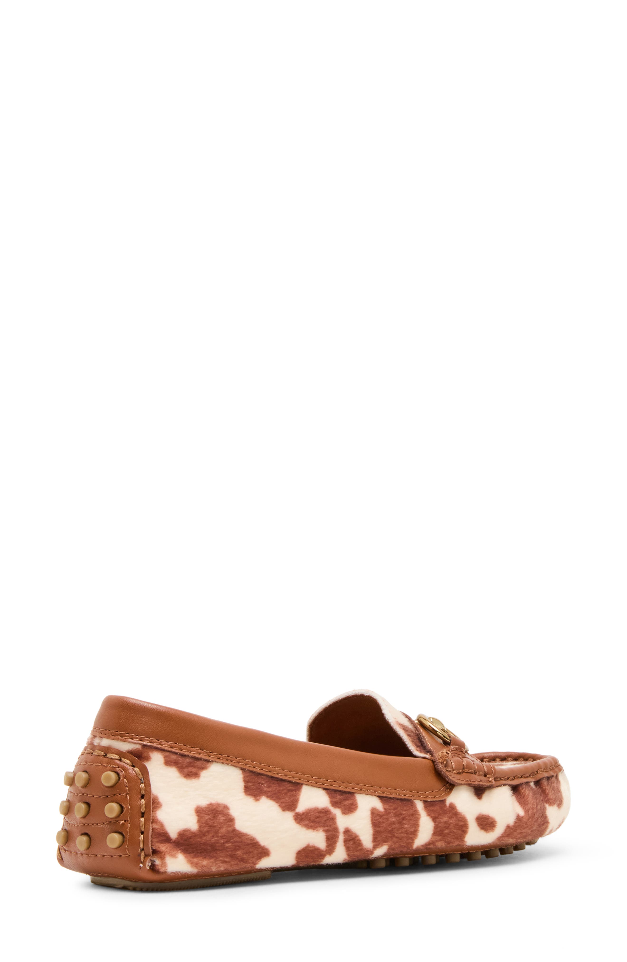 Anne Klein Chrystie Bit Loafer, Alternate, color, Cow Print