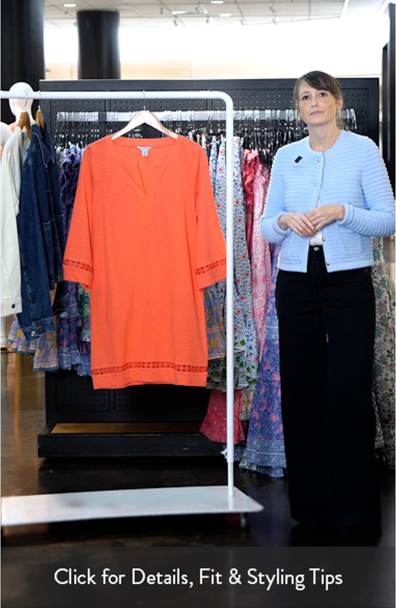 Sunset Harbor Long Sleeve Shift Dress, sales video thumbnail