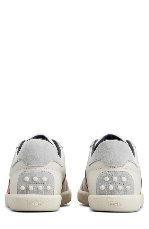 Tod's Men's Allacciata T Cassetta Leather Sneakers In White