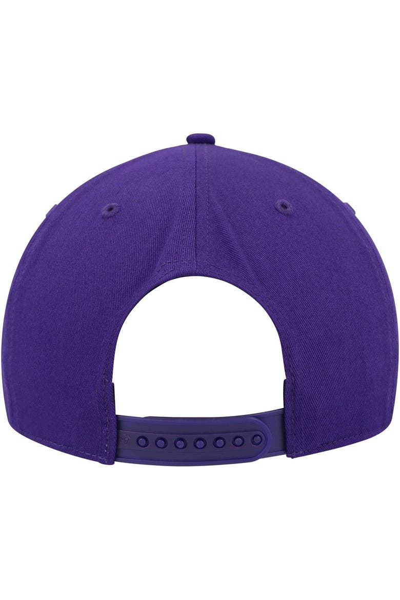 Men's '47 Purple Charlotte Hornets Hitch Snapback Hat, Alternate, color, Purple