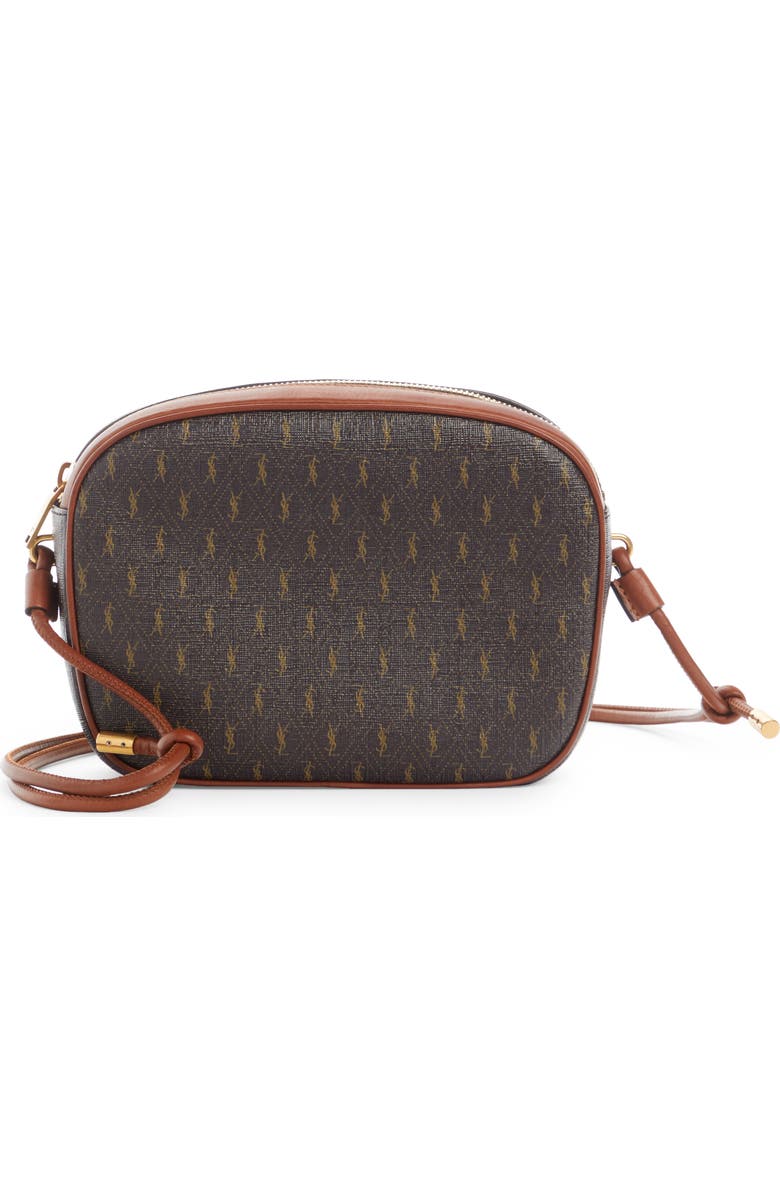 Saint Laurent Small Le Monogramme Coated Canvas Camera Bag, Main, color,