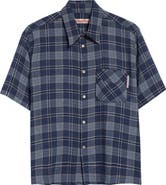 STOCKHOLM SURFBOARD CLUB Jerry Plaid Short Sleeve Button-Up Shirt