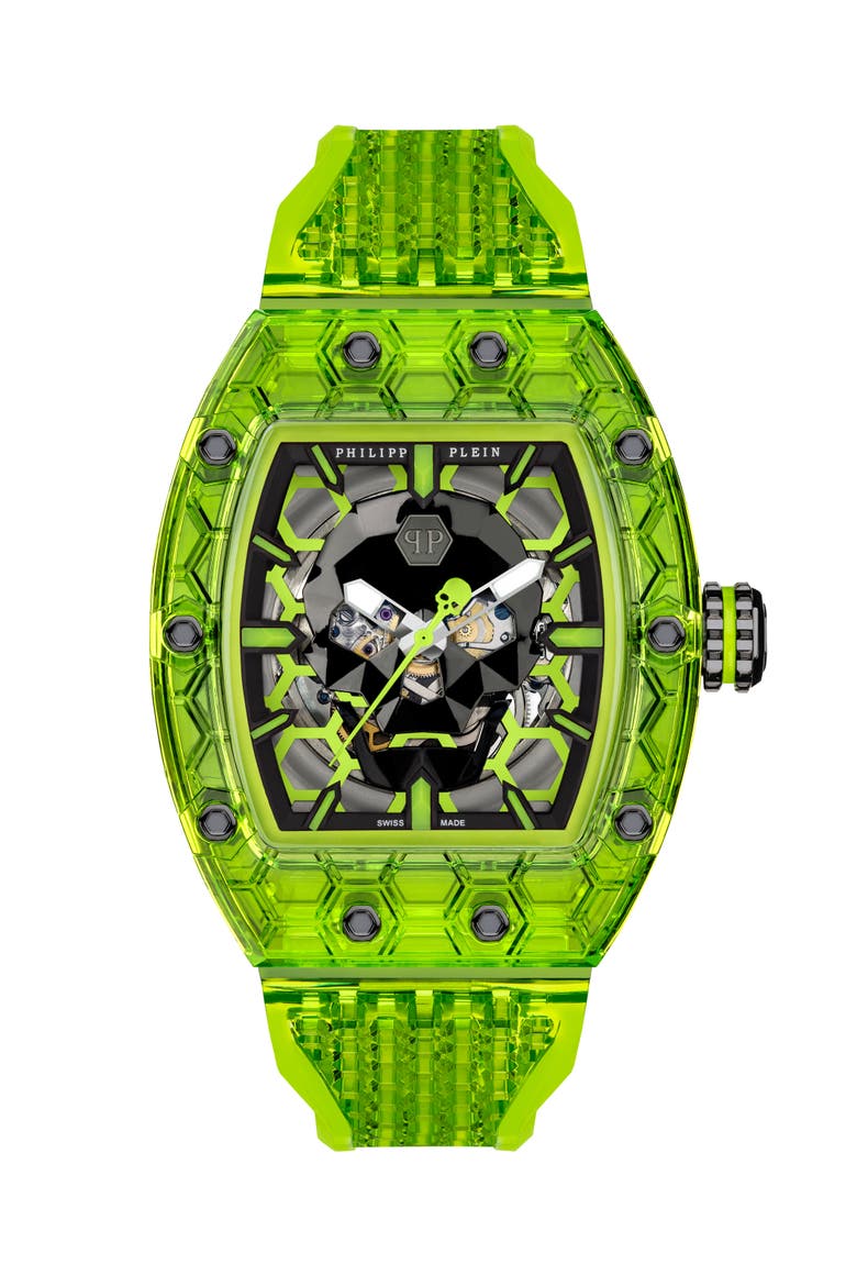 Crypto King Cryptonite Watch Men, Main, color, acidgreen
