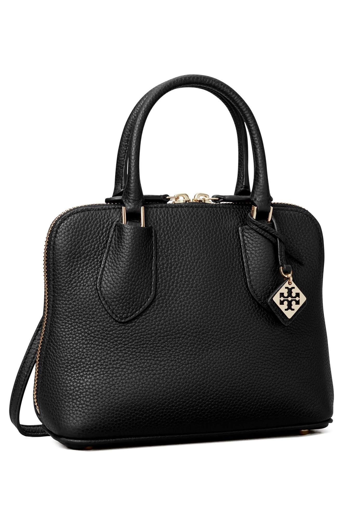 Tory Burch Mini Leather Swing Crossbody Bag, Alternate, color, 