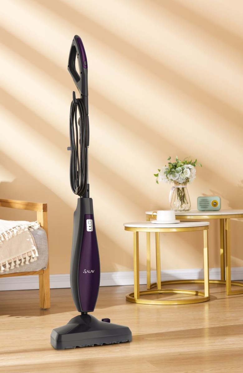 SALAV Steam Mop - Refurbished, Alternate, color, Plum